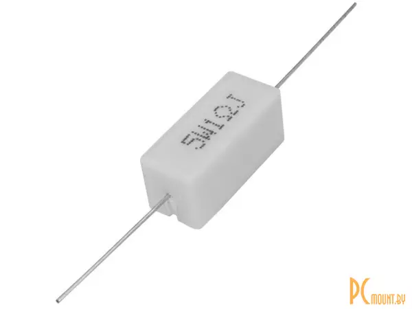 RX27-1 1 Ом 5W 5% / SQP5 Резистор постоянный проволочный в керамо-цементном корпусе