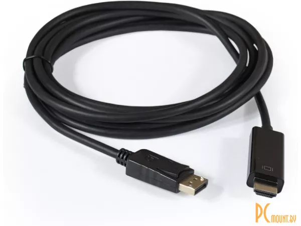 Кабель DisplayPort -> HDMI ExeGate EX-CC-DP-HDMI-1.5, 1,5m